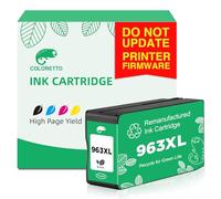 COLORETTO 963 XL Ink Cartridges Black for HP OfficeJet Pro 9010 9020 series