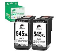 COLORETTO PG545XL 2 Black ink cartridges for Canon 545 XL Black for MG2540 MG2556S MG2550 MG3050 MG2950 TR4650 TR4550 TS3350 TS3355 TS3100 TS3450 TS3451 MX495 iP2850 Printer Ink Replacement