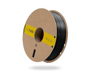 colorFabb PLA-HP Black 3D Printer Filament, 1.75mm Diameter, 750g Spool, 134°C HDT After Printing, No Annealing Required, 100% biobased Material