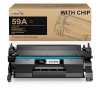 colorfly CF259A WITH CHIP Toner Cartridge Compatible with CF259A 59A CF259X 59X Toner Replacement for Laserjet Pro M404dn M404dw M304a MFP M428fdw M428dw M428fdn Enterprise M406dn (1 Black)