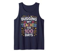 Colorful 100 Days Bugging My Teachers Bug STEM Science Tank Top