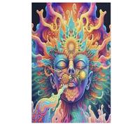 Colorful 1000 Piece Jigsaw Puzzle- Brain Teaser Game for Adults & Children - Educational Activities Wooden Jigsaws 78×53cm