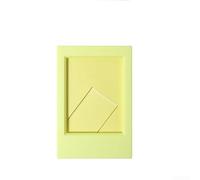 Colorful 10pcs Film Frames for Instax Mini Perfect Fit for Fuji Cameras and Easy to Carry (Bright yellow)