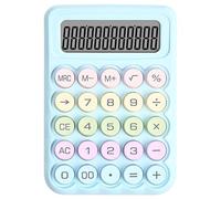 Colorful 12Digit LCD Display Calculator Large Buttons Auto Sleep Mechanical Keypad Calculator For Office School Use Candy