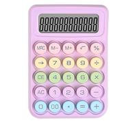 Colorful 12Digit LCD Display Calculator Large Buttons Auto Sleep Mechanical Keypad Calculator For Office School Use Candy