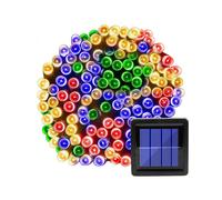 (colorful, 12M 100LEDs) Christmas Garland Led Fairy Light Outdoor Solar Powered String Lights 8 Mode 7m/12m/22m