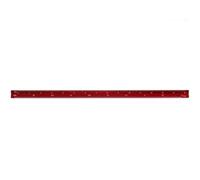 Colorful 15cm 30cm Aluminum Triangular Scale Ruler Smoothly Metal Ruler Drawing Tools Teaching Equipment(30cm-small black)