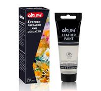 Colorful 2.5oz Leather Deglazer, Prepares Leather for Paint