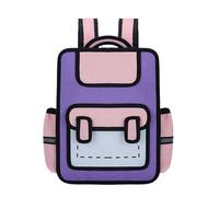 Colorful 3D Anime Backpack Ergonomic Designs Anime Styles School Bag Casual Handbag for Comfortable Wear by Kids Fun Travel Backpack