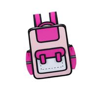 Colorful 3D Anime Backpack Ergonomic Designs Anime Styles School Bag Casual Handbag for Comfortable Wear by Kids Fun Travel Backpack