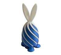 Colorful 3D Printed Easter Themed Bunnies for Desk Display and Emotional Wellbeing in Stylish Hues Easter Decoration
