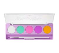 Colorful 5 Color Liquid Eye Liner Set Blacklight Glow Eye Face And Body Paint Tool With Application Brush For Parties