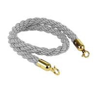 Colorful 5ft Braided Barrier Ropes 1/2/4 PackDurable Twist Design for Crowd Control Queue Management Event Decoration andMeasures