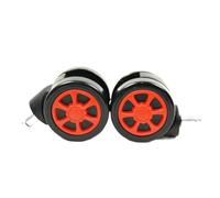 Colorful 60mm Office Chair Casters Set of 5 - Durable Red Rolling Wheels for Smooth Mobility and Easy Replacement - Perfect for Home or Office Use