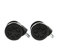 Colorful 60mm Office Chair Wheels Set of 5 - Durable Replacement Casters for Smooth Rolling and Easy Mobility - Perfect for Home or Office Use (Black)