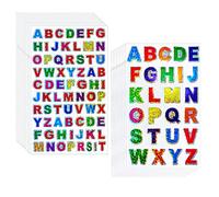 Colorful A-Z Alphabet, 20 Sheets Letter Stickers Colorful Alphabet Stickers Self-Adhesive Letter (2 Style,960 Pcs)