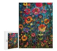 Colorful Abstract Floral Artwork Puzzle 1000 Teile Schwer Puzzle Spielzeug Lernspiel Impossible Herausforderungsspielzeug Für Erwachsene Kinder 500 PCS