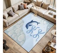 Colorful Abstract Geometric Bold Shapes Lines Area Rugs Living Room Large 120x170 cm Washable Vintage Soft Rug Modern Non Slip Floor Carpet Mat for Bedroom Kitchen Dining Room