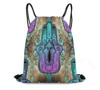 Colorful Abstract Mandalas Gym Bag Versatile Drawstring Bag Portable String Backpack For School Party Swim 36X42Cm