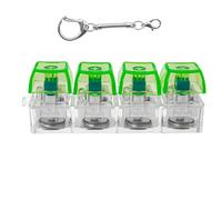 Colorful Acrylic Backlight Keychain Holder with Smooth Even Fun Stress Relief Part for Bags or Backpacks Acrylic Symbol