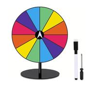 Colorful Acrylic Rotating Game Wheel Dice Erase Prize Spinner Board Easy Assembly Instructions Family Entertainment Classroom Activity Wheel Game
