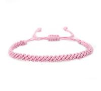 Colorful Adjustable Woven Rope Bracelet for Women Men Handmade Lucky Protection String Braided Bracelet Birthday Gifts Wave Surfer Beach Fashion Jewelry, M, Acrylic, no gemstone