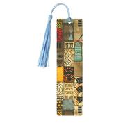 Colorful African Women Bookmark Egyptian Ethnic Wooden Bookmark with Tassel Book Mark for Women Men Reading Page Markers Gifts for Book Lovers