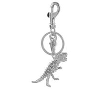Colorful Alloy Dinosaur Bone Keyring Eye Catching Metal Keychain Accessory Fashionable Bag Charm Ornament for Students