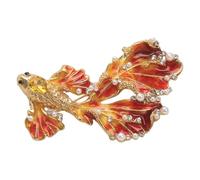 Colorful Alloy Fish Brooch Badge Pin Featuring Artistic Fish Accent and Secure Pin for Daily Wear in Various Styles Brooch Exquisite