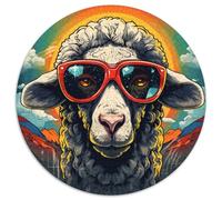 Colorful Alpacas Jigsaw Puzzles for Adults 1000 Piece Jigsaw Puzzles for Adults for Parents, Lovers, Friends - Age 14+ (67.5x67.5cm)