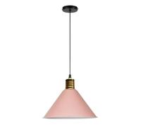 Colorful Aluminum Chandelier Pendant Adjustable E27 Ceiling Light Fixture Kitchen, Bedroom, Dining Room, Restaurant - Modern Creative Hanging Lamp for Corridor & Living Spaces(Pink,40cm)