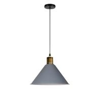 Colorful Aluminum Chandelier Pendant Adjustable E27 Ceiling Light Fixture Kitchen, Bedroom, Dining Room, Restaurant - Modern Creative Hanging Lamp for Corridor & Living Spaces(Gray,35cm)