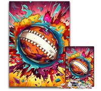 Colorful American Football 1000 Piece Jigsaw Puzzle Impossible Jigsaw Puzzles for Adults Ideal for Teenagers & Collectors, Travel Gift, Family Activity 26X38CM/10.23x14.96inch