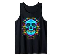 Colorful Ancient Fantasy Skull for Men and Women Tank Top
