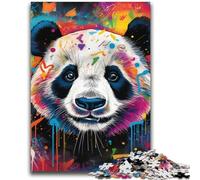 Colorful Animal Panda 2000 Pieces Jigsaw Puzzle For Adults Teens,Learning Educational Toy for Is Ideal As A Gift for The Whole Family (70X100cm)