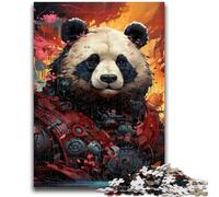 Colorful Animal Panda Jigsaws Puzzles 1000 Pieces for Adults Gifts,Brain Intelligence Challenge Addictive Toys for Home Decoration (50x75cm)