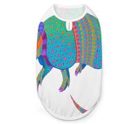 Colorful Animals Dog Shirt Quick Dry Breathable Pet T-Shirt Soft Stretchy Sleeveless Vest Dog Apparel 2XL