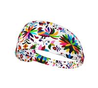Colorful Animals & Flowers Printing Full-Print Elastic Exercise Headband, Adjustable Fit Great For Yoga,Hikingâ€‹ Exercise Headband