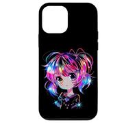 Colorful Anime Girl Illustration | Chibi Style Case for iPhone 12 mini