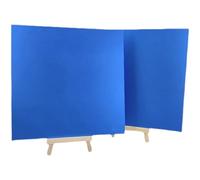 Colorful Anodized Aluminum Alloy Plate 5052 Aluminum Sandblasted Surface Aluminum Sheet Black Silver Gold Blue Grey Red(Blue,200x200x1.5mm 2Pcs)