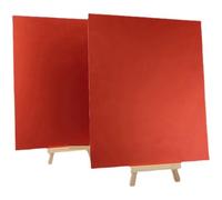 Colorful Anodized Aluminum Alloy Plate 5052 Aluminum Sandblasted Surface Aluminum Sheet Black Silver Gold Blue Grey Red(Red,200x200x1.5mm 2Pcs)
