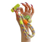 Colorful Antislip Mobile Lanyard Rope With Cartoon Fruit Accessories Reinforced Metal Hook Suitable For Device Security Antislip Phone Lanyard