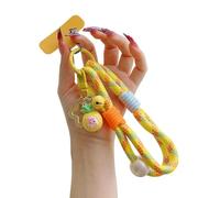 Colorful Antislip Mobile Lanyard Rope With Cartoon Fruit Accessories Reinforced Metal Hook Suitable For Device Security Antislip Phone Lanyard