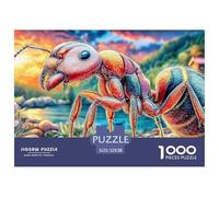Colorful Ants 1000 Piece Jigsaw Puzzle for Adults And Kids-Challenging Hard Puzzle Game,Home Decoration & Family Fun 52x38cm/1000pcs