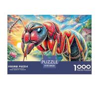 Colorful Ants Jigsaw Puzzle 1000-Piece for Adults & Kids, Challenging Home Decoration Gift 38x26cm/1000pcs