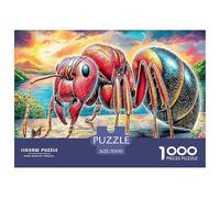 Colorful Ants Jigsaw Puzzles, 1000 Pieces Impossible Puzzle Challenge Toy for Adults& Kids Age 12 Years Up 70x50cm/1000pcs