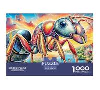 Colorful Ants Jigsaw Puzzles for Adults Kids, 1000 Pieces Puzzle Whimsical Challenge Toy 52x38cm/1000pcs