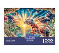 Colorful Ants Jigsaw Puzzles for Adults Kids.1000 Pieces Puzzle,Whimsical Challenge Toy for Adults& Kids Age 14 Years Up 52x38cm/1000pcs