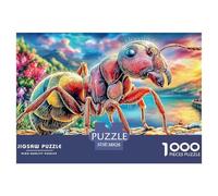 Colorful Ants Jigsaw Puzzles for Adults Kids. Impossible 1000 Pieces Puzzle Challenge Toy Games Gifts 38x26cm/1000pcs