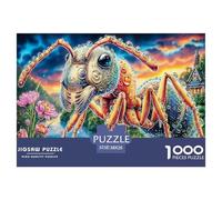 Colorful Ants Puzzle 1000 Pcs Jigsaw Puzzle Challenge Paper Eco-friendly Puzzle for Adults & for Age 12 And Up 38x26cm/1000pcs